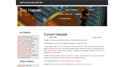 Desktop Screenshot of erich.realtimerendering.com